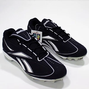 Nuove scarpe da baseball REEBOK MLB VERO M5 LOW III Nubuck PAPELBON NERE TACCHETTI 13 D1 - Foto 1 di 11