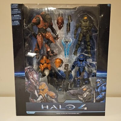 Mcfarlane Halo 4 COLECCIONISTAS CAJA SET #1 4 figuras conjunto COMPLETO (Caja abierta) Foto 1 de 4