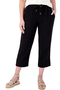 Peace Love World Effortless Travel Trouser Black - Picture 1 of 2
