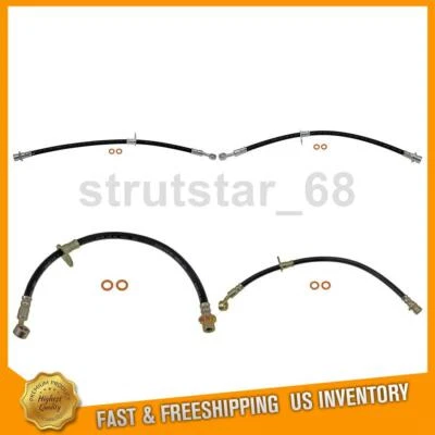 4 mangueras de freno delanteras traseras para Acura TL 2004 2005 Acura TL Foto 1 de 4