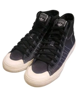 Adidas Nizza Hi High Black Men's Size 8 - Picture 1 of 6