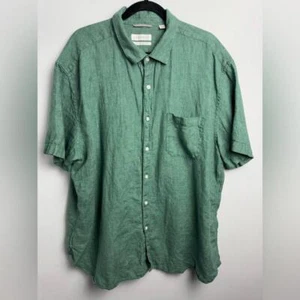 Trenery Regular Fit Linen Short Sleeve Shirt size XL(US) - Picture 1 of 5