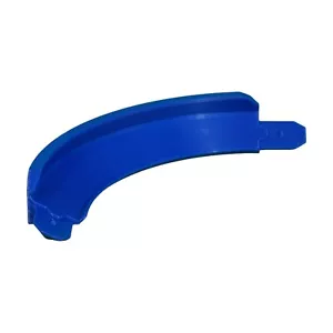 Hot Wheels kompatibel 90 Grad High Bank Turns blau - Bild 1 von 1
