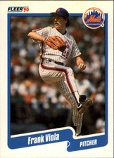 1990 Fleer New York Mets Baseball Card #219 Frank Viola