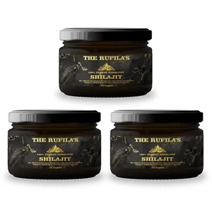 3 x Original 100% reiner Himalaya Shilajit, 50g pro Harz, 70% Fulvic potent - Bild 1 von 13