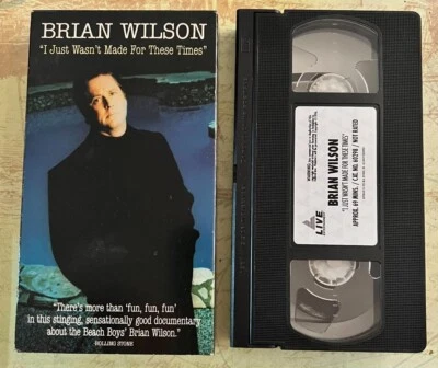 Brian Wilson: I Just Wasn’t Made For These Times VHS - Image 1 of 2