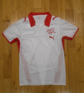 Puma SWITZERLAND SWISS National Soccer Team Football Club Away Jersey Kit Mens S - Picture 1 of 9