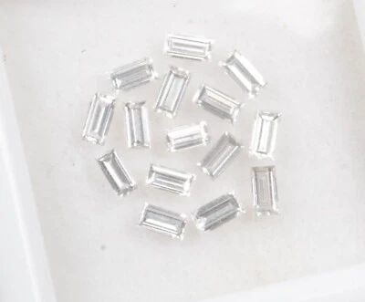 Diamante suelto corte baguette cultivado en laboratorio, diamante suelto en forma de baguette creado en laboratorio Foto 1 de 4