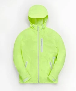 KITH⚡️"Madison" Neon yellow lightweight windbreaker jacket size Extra Small XS - Picture 1 of 9