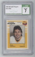 Paul Coffey 1987 Kodak Pittsburgh Penguins CSG 7 POP 1 HIGHEST