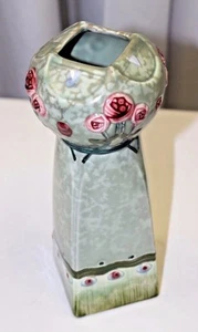 ANTIQUE ROYAL DUX ART DECO ROSE VASE - Picture 1 of 8