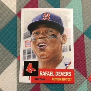 2018 Topps Living set Rafael Devers #29 red Sox RC   1953 design only 8403 made - Bild 1 von 2
