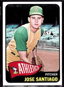 Tarjeta de béisbol Topps 1965 #557 Joseph Santiago Kansas City atletismo - Ex - Imagen 1 de 1