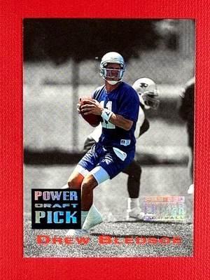 1993 Pro Set Power Power Draft Picks Drew Bledsoe #PDP17 (RC) B - Image 1 of 2