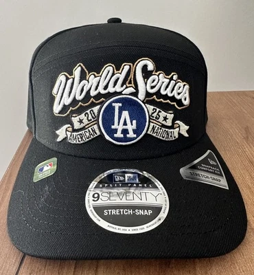Sombrero de vestuario de campeones de la Liga Nacional New Era 2025 de Los Angeles Dodgers  Foto 1 de 4
