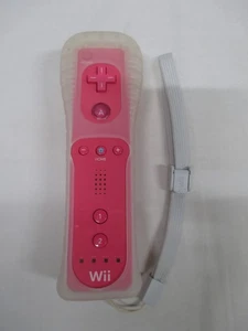 Nintendo Wii -- Wii Remote Pink - Controller -- w/ jacket & strap. JAPAN. 54846 - Picture 1 of 16