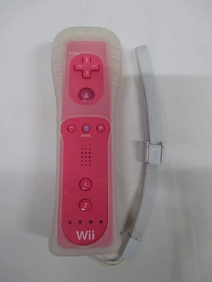Nintendo Wii -- Wii Remote Pink - Controller -- w/ jacket & strap. JAPAN. 54846 - Image 1 of 4