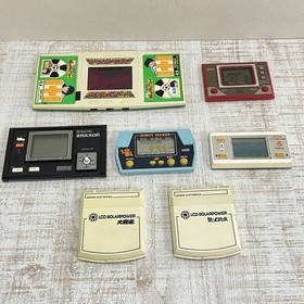 DH18t [Game] LCD Game Console 7 Poor Condition Items Set Game Watch Portable