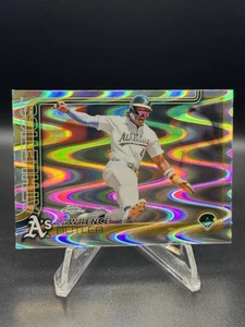 🔥2025 Topps Chrome RAYWAVE REFRACTOR Lawrence Butler #67 - Athletics - Picture 1 of 2