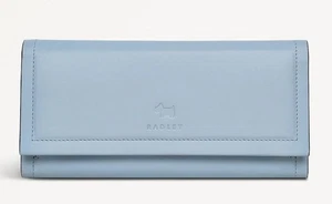 RADLEY BLUE LEATHER MATINEE PURSE WALLET LARGE NEW!!! - Picture 1 of 3