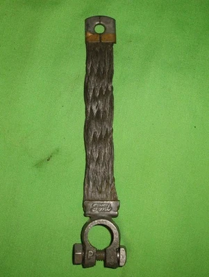 Cable de tierra batería original Ford 91a-14301 EE. UU. en relieve Foto 1 de 2