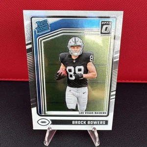 2024 Panini Donruss Optic Brock Bowers Rated Rookie Las Vegas Raiders RC - Bild 1 von 2