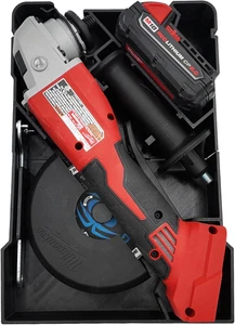 Organizador de embalaje de amoladora de corte M18 para batería de herramienta compacta Milwaukee 268620 - Imagen 1 de 8