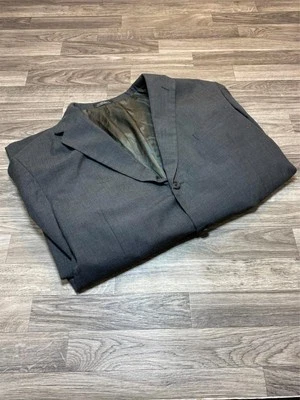 Blazer Traje Chaqueta Para Hombre CITY STREETS Botón Frontal Gris Oscuro Talla 46 XL Foto 1 de 4