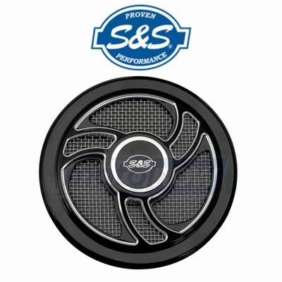 S&S Cycle Stealth Air Cleaner Cover for 2006-2011 Harley Davidson XL1200L fn Foto 1 de 4
