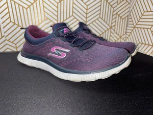 Skechers Slipper Flex Sohle Größe 8,5 lila blau - Bild 1 von 13