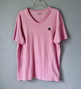 Camisa Express Hombre Rosa Mediana 100% Algodón Cuello Redondo Manga Corta - Imagen 1 de 8