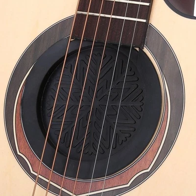 Bouchon - rosace de guitare acoustique – Anti-écho ( caoutchouc ) diamètre 10cm - Photo 1/4