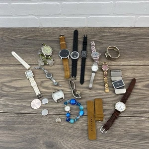 Junk Drawer Watches Watches Mixed Lot Untested FOR PARTS REPAIR - Picture 1 of 8