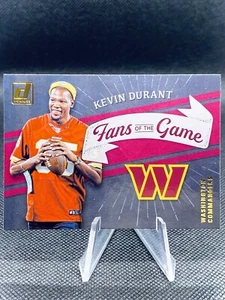 2022 Donruss FANS OF THE GAME 🏈🏀 Kevin Durant #FG-KD Washington Commanders - Picture 1 of 3