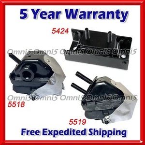 O060 Fits 2005-2008 Ford F-150 5.4L 4WD Motor & Transmission Mount Set 3pc - Picture 1 of 6
