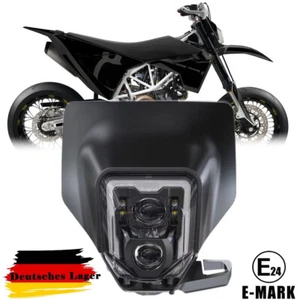LED Scheinwerfer mit Verkleidung Für Husqvarna 701 Supermoto 300 250 350 450 501 - Bild 1 von 11