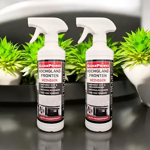 2 x 500 ml Küchenfronten-Reiniger Hochglanz Hochglanzmöbel Reiniger für Fronten - Bild 1 von 5