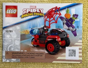 LEGO Marvel Spidey Amazing Friends #10781 - Manual / Instructions ONLY Low Ship$ - Picture 1 of 1