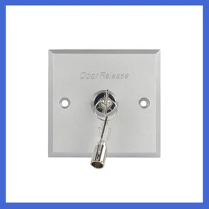 PUSH Button.86MM aluminium alloy emergency key switch, entrance guard key switch - Picture 1 of 7