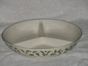 Lenox HOLIDAY 10-1/4" 3 Part Divided Server NWT - Picture 1 of 3