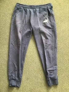 Puma Men's Essential Track Pants Fleece -Navy Blue XL - Picture 1 of 7