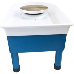 9.5'' Blue Ceramic Molding Machine Pottery Wheel Ceramic Machine with Foot Pedal
