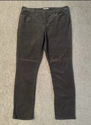 Серые вельветовые узкие брюки RuffHewn 34x30 - Изображение 1 из 4