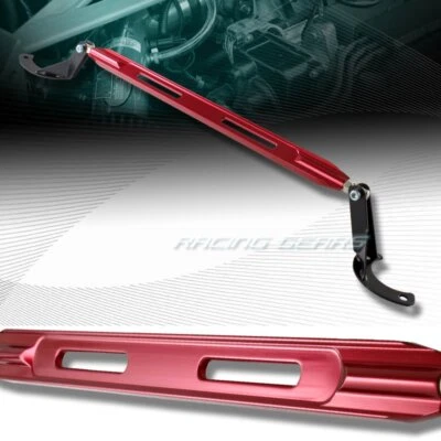 КРАСНЫЙ T-6061 CNC АЛЮМИНИЕВЫЙ ПЕРЕДНЯЯ ВЕРХНЯЯ СТОЙКА БАШНЯ БАР ПОДХОДИТ 92-01 HONDA PRELUDE - Изображение 1 из 3