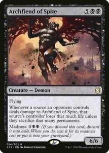 ARCHFIEND OF RENCOR NM Commander 2019 Magic The Gathering negro - criatura rara - Imagen 1 de 1