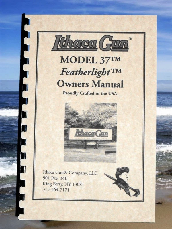 ITHACA Model 37 Featherlight Pump Shotgun Gun Owners Instruction MANUAL