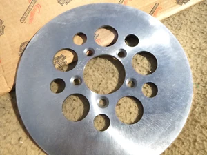 NOS.HARLEY DAVISON 10" FRONT BRAKE DISC 44137-77A  1977-83 FX FXR & XL DUAL DISC - Picture 1 of 5