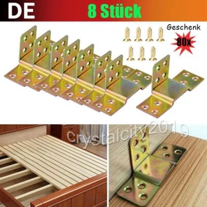 8x Eckverbinder Winkel Verbinder Möbelverbinder Schnellverbinder Korpusverbinder - Bild 1 von 5