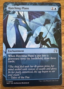 MTG Wilds of Eldraine Enchanting Tales, Hatching Plans - Borderless - Picture 1 of 1