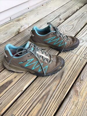 The North Face 女式 Ultra 110 GTX Trail 徒步跑步鞋棕色 8 码 — 第 1/4 张图片
